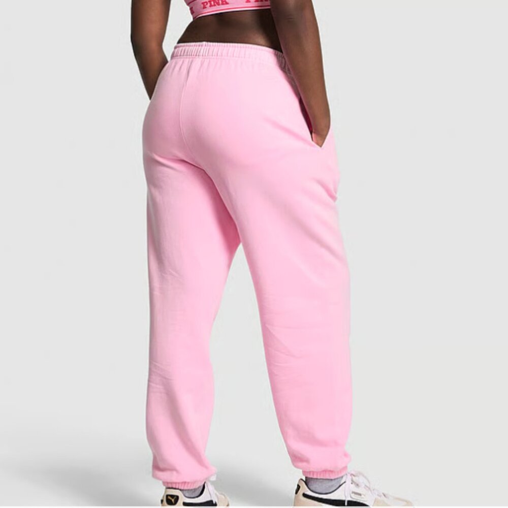 PINK Victoria's Secret Campus Fleece Sweatpants XLarge Long - NWT